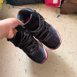 Stylish Black and Red Jordans